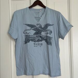 Guess Blue Eagle Graphic Tee